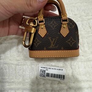 Louis Vuitton Monogram Micro alma Bag charm